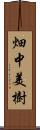 畑中美樹 Scroll