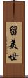 留美世 Scroll