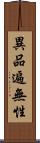 異品遍無性 Scroll