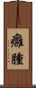 癰腫 Scroll