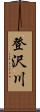 登沢川 Scroll