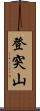 登突山 Scroll