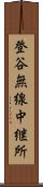登谷無線中継所 Scroll