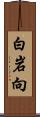 白岩向 Scroll