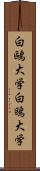 白鷗大学 Scroll