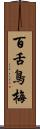 百舌鳥梅 Scroll