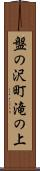 盤の沢町滝の上 Scroll