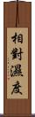 相對濕度 Scroll