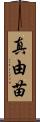 真由苗 Scroll
