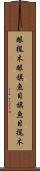 眼梶木 Scroll