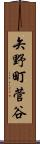 矢野町菅谷 Scroll