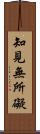 知見無所礙 Scroll
