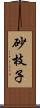 砂枝子 Scroll