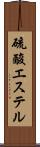 硫酸エステル Scroll
