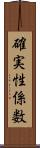 確実性係数 Scroll