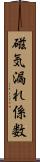 磁気漏れ係数 Scroll