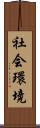 社会環境 Scroll