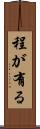 程が有る Scroll