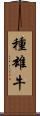 種雄牛 Scroll