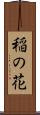 稲の花 Scroll