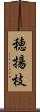 穂揚枝 Scroll