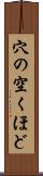 穴の空くほど Scroll