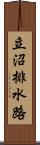 立沼排水路 Scroll