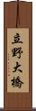 立野大橋 Scroll