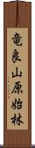 竜良山原始林 Scroll