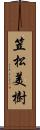 笠松美樹 Scroll