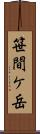 笹間ケ岳 Scroll