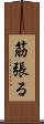 筋張る Scroll