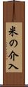 米の介入 Scroll