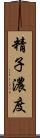 精子濃度 Scroll