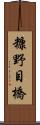 糠野目橋 Scroll