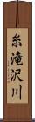 糸滝沢川 Scroll