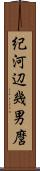 紀河辺幾男麿 Scroll