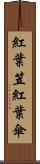 紅葉笠 Scroll