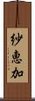 紗恵加 Scroll