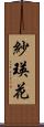 紗瑛花 Scroll