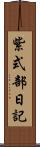 紫式部日記 Scroll