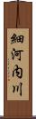 細河内川 Scroll