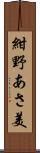 紺野あさ美 Scroll