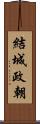 結城政朝 Scroll