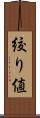 絞り値 Scroll