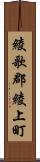 綾歌郡綾上町 Scroll