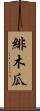 緋木瓜 Scroll