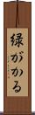 緑がかる Scroll