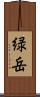 緑岳 Scroll