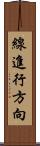 線進行方向 Scroll